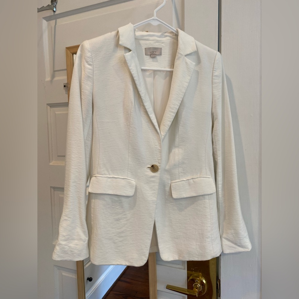 LOFT 00p linen blazer